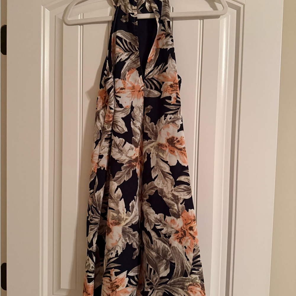 Alythea Tropical Floral Halter Dress - Picture 4 of 8